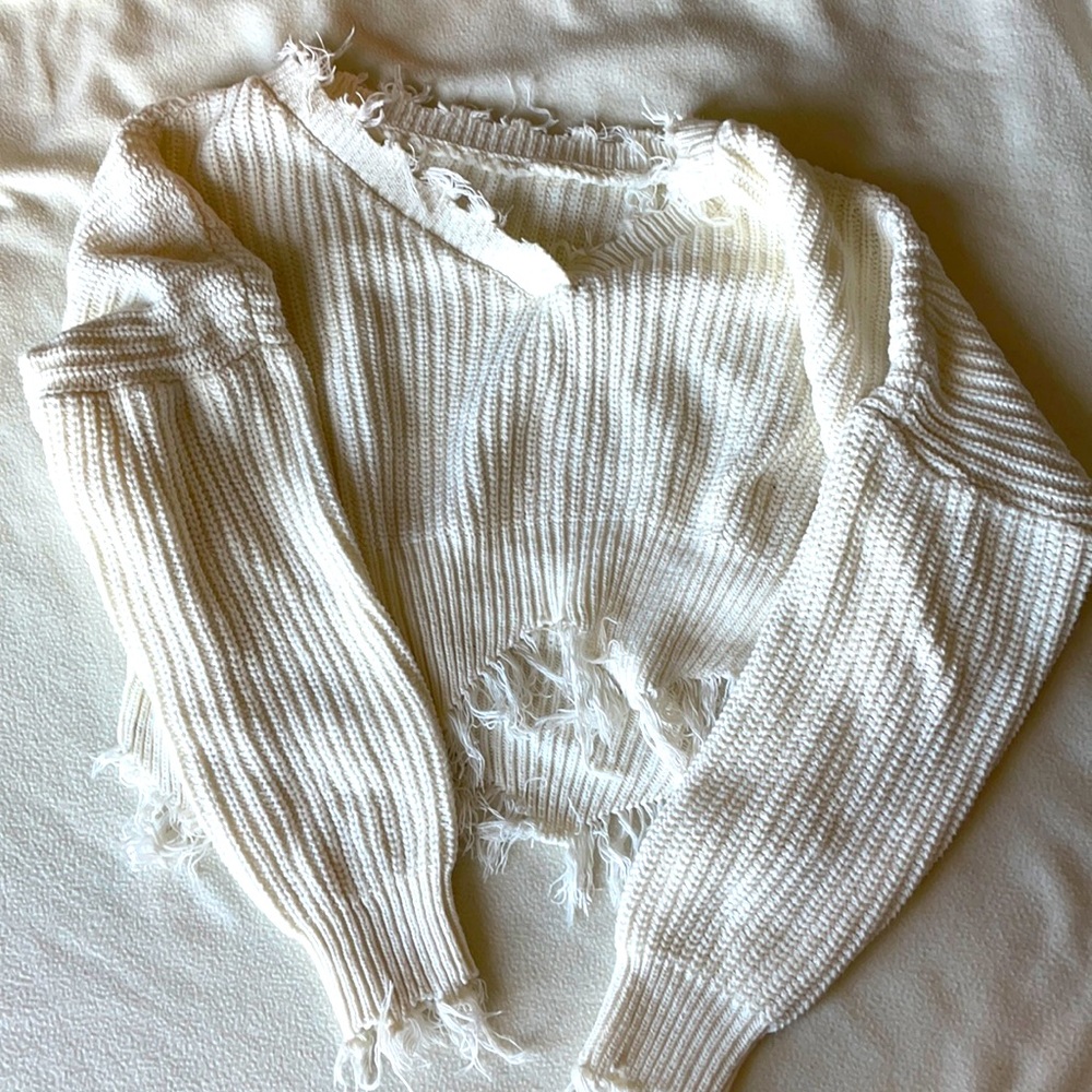 Crop sweater